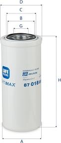 UFI 87.018.00 - Фільтр, Гідравлічна система приводу робочого устаткування autozip.com.ua