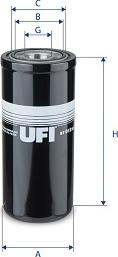 UFI 87.012.00 - Фільтр, Гідравлічна система приводу робочого устаткування autozip.com.ua