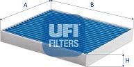 UFI 34.468.00 - Фільтр, повітря у внутрішній простір autozip.com.ua