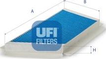 UFI 34.194.00 - Фільтр, повітря у внутрішній простір autozip.com.ua
