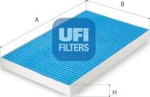 UFI 34.293.00 - Фільтр, повітря у внутрішній простір autozip.com.ua