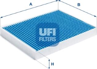UFI 34.148.00 - Фільтр, повітря у внутрішній простір autozip.com.ua