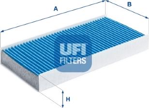 UFI 34.142.00 - Фільтр, повітря у внутрішній простір autozip.com.ua