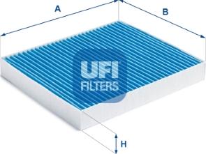 UFI 34.275.00 - Фільтр, повітря у внутрішній простір autozip.com.ua
