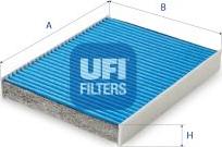 UFI 34.115.00 - Фільтр, повітря у внутрішній простір autozip.com.ua