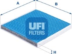 UFI 34.117.00 - Фільтр, повітря у внутрішній простір autozip.com.ua