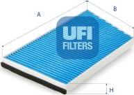 UFI 34.131.00 - Фільтр, повітря у внутрішній простір autozip.com.ua