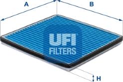 UFI 34.398.00 - Фільтр, повітря у внутрішній простір autozip.com.ua