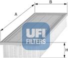 UFI 30.B54.00 - Повітряний фільтр autozip.com.ua