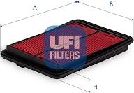 UFI 30.C62.00 - Повітряний фільтр autozip.com.ua