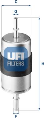 UFI 31.944.00 - Паливний фільтр autozip.com.ua