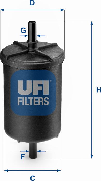 UFI 31.948.00 - Паливний фільтр autozip.com.ua