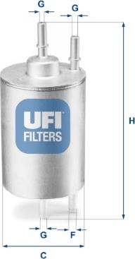 UFI 31.958.00 - Паливний фільтр autozip.com.ua
