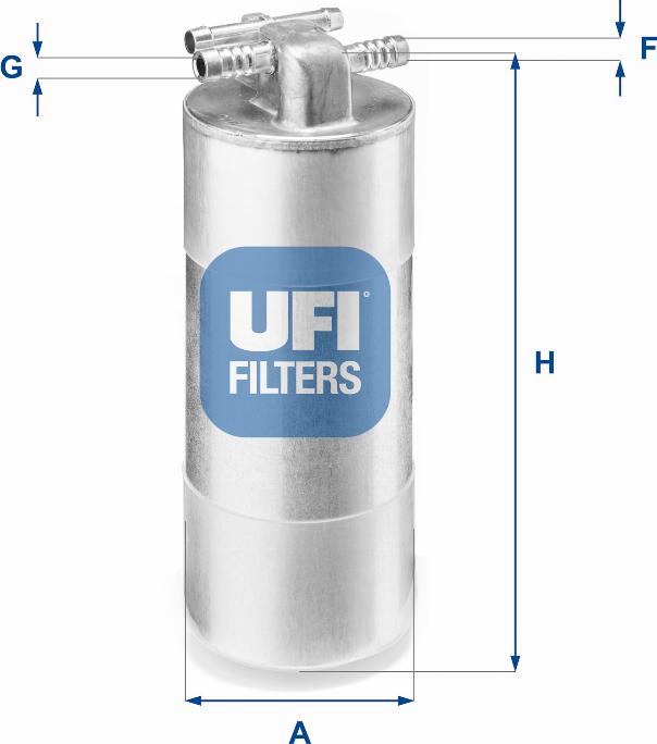 UFI 31.953.00 - Паливний фільтр autozip.com.ua