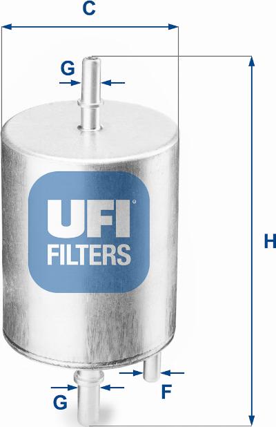 UFI 31.919.00 - Паливний фільтр autozip.com.ua