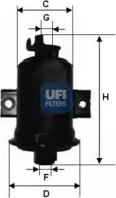 UFI 31.602.00 - Паливний фільтр autozip.com.ua