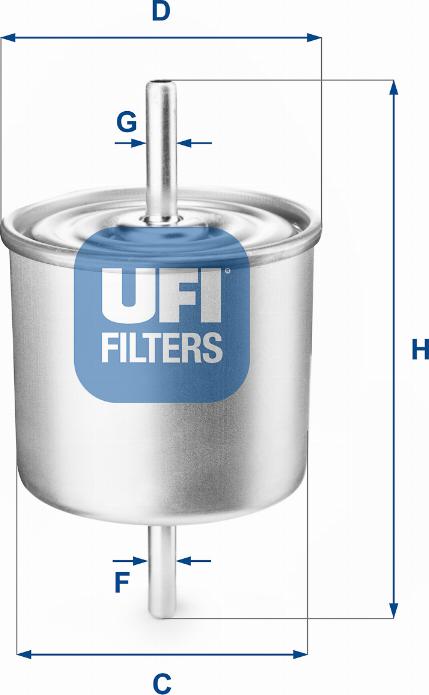 UFI 31.514.00 - Паливний фільтр autozip.com.ua