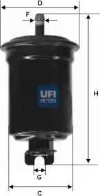 UFI 31.516.00 - Паливний фільтр autozip.com.ua