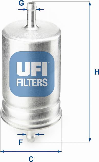 UFI 31.510.00 - Паливний фільтр autozip.com.ua