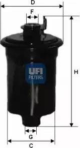 UFI 31.603.00 - Паливний фільтр autozip.com.ua