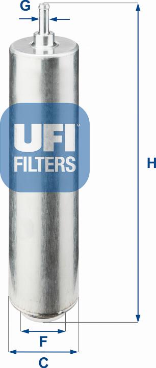 UFI 31.852.00 - Паливний фільтр autozip.com.ua