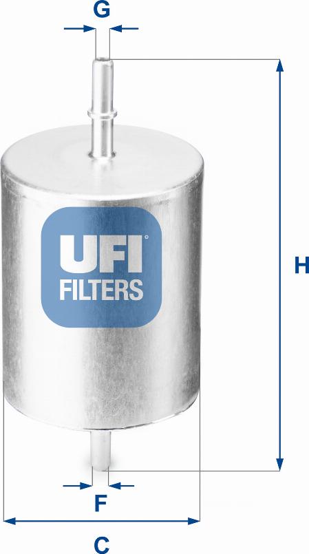 UFI 31.817.00 - Паливний фільтр autozip.com.ua