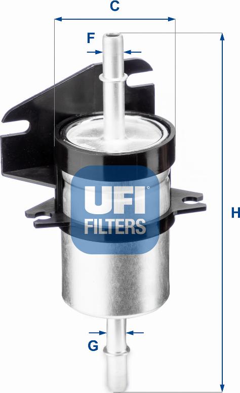 UFI 31.740.00 - Паливний фільтр autozip.com.ua