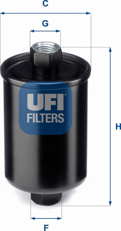 UFI 31.741.00 - Паливний фільтр autozip.com.ua