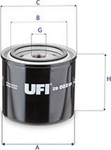 UFI 29.002.00 - Фільтр для охолоджуючої рідини autozip.com.ua