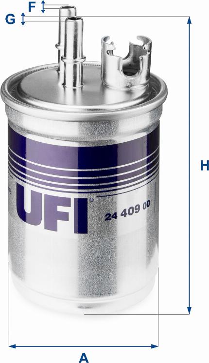 UFI 24.409.00 - Паливний фільтр autozip.com.ua