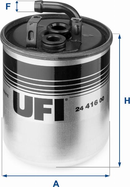 UFI 24.416.00 - Паливний фільтр autozip.com.ua
