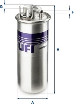 UFI 24.001.00 - Паливний фільтр autozip.com.ua