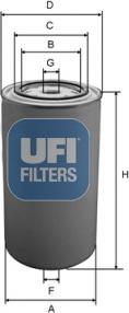UFI 24.089.00 - Паливний фільтр autozip.com.ua