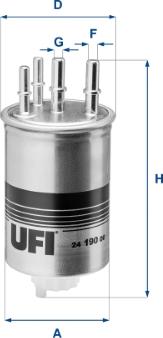 UFI 24.190.00 - Паливний фільтр autozip.com.ua