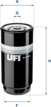 UFI 24.142.00 - Паливний фільтр autozip.com.ua