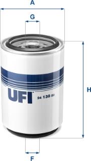 UFI 24.138.00 - Паливний фільтр autozip.com.ua