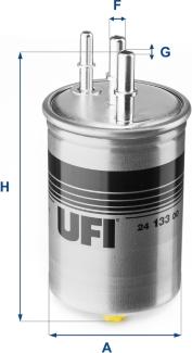 UFI 24.133.00 - Паливний фільтр autozip.com.ua