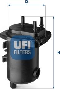 UFI 24.132.00 - Паливний фільтр autozip.com.ua