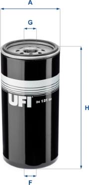 UFI 24.121.00 - Паливний фільтр autozip.com.ua