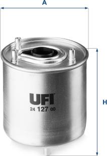 UFI 24.127.00 - Паливний фільтр autozip.com.ua