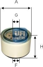 UFI 24.338.00 - Паливний фільтр autozip.com.ua