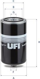 UFI 24.277.00 - Паливний фільтр autozip.com.ua