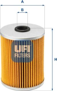 UFI 25.613.00 - Фільтр, Гідравлічна система приводу робочого устаткування autozip.com.ua