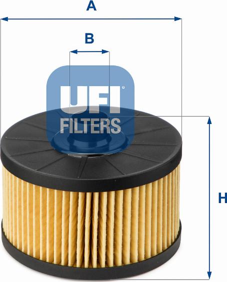 UFI 25.145.00 - Масляний фільтр autozip.com.ua
