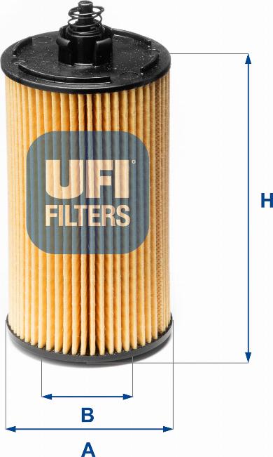 UFI 25.183.00 - Масляний фільтр autozip.com.ua