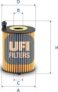 UFI 25.253.00 - Масляний фільтр autozip.com.ua