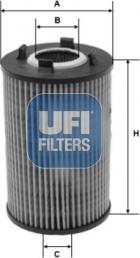 UFI 25.219.00 - Масляний фільтр autozip.com.ua