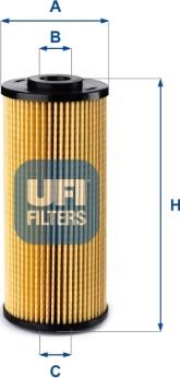 UFI 25.218.00 - Масляний фільтр autozip.com.ua
