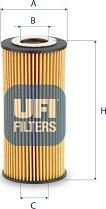 UFI 25.238.00 - Масляний фільтр autozip.com.ua