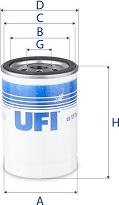 UFI 23.117.00 - Масляний фільтр autozip.com.ua